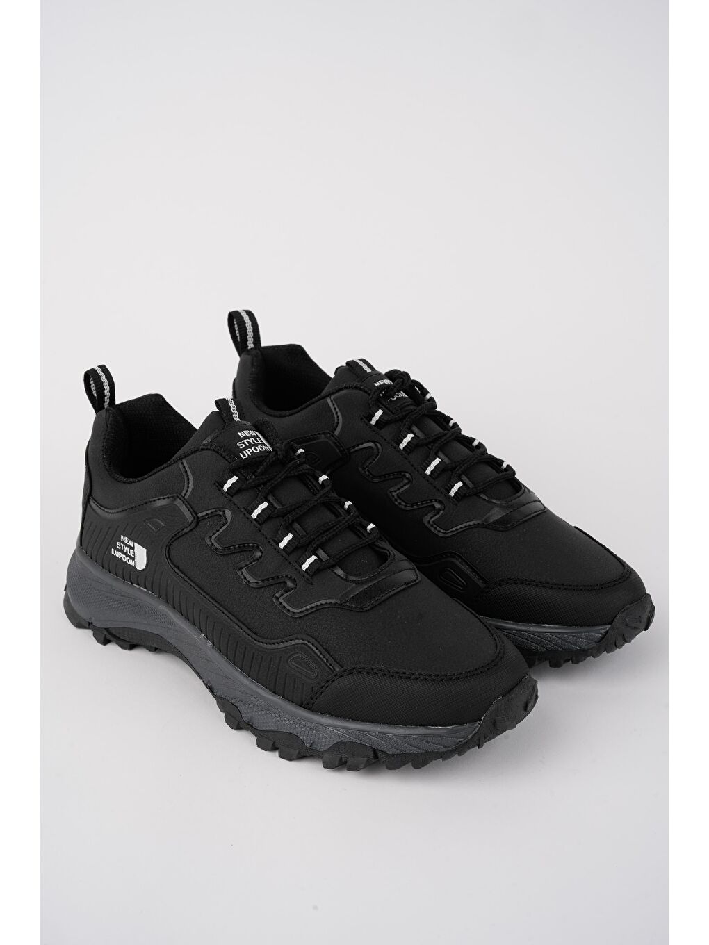 Muggo Koyu Siyah KUZEY Unisex Trekking Outdoor Sneaker Ayakkabı - 6