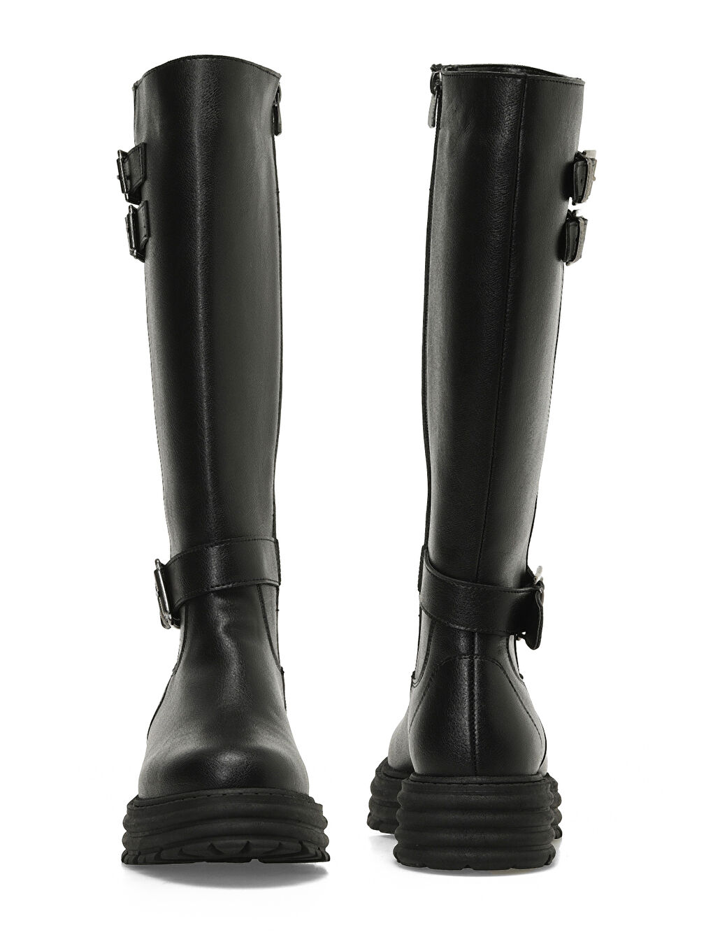 24K-695 4PR Siyah Kadın Çizme-3