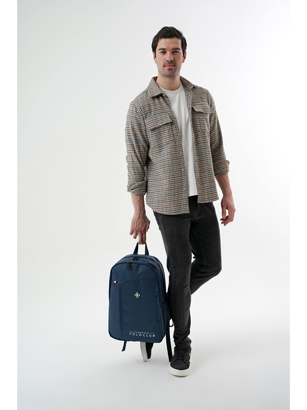 Lacivert Hafif Su Geçirmez Sırt Çantası Plcan2170-3