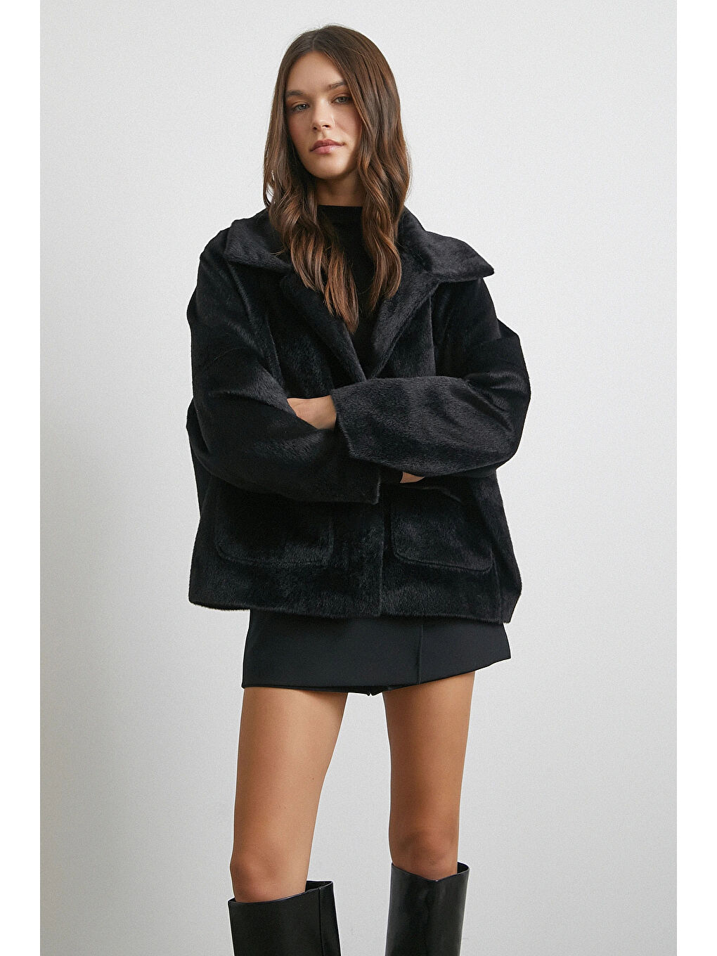 Reglan Tay Flok Mont Siyah-2