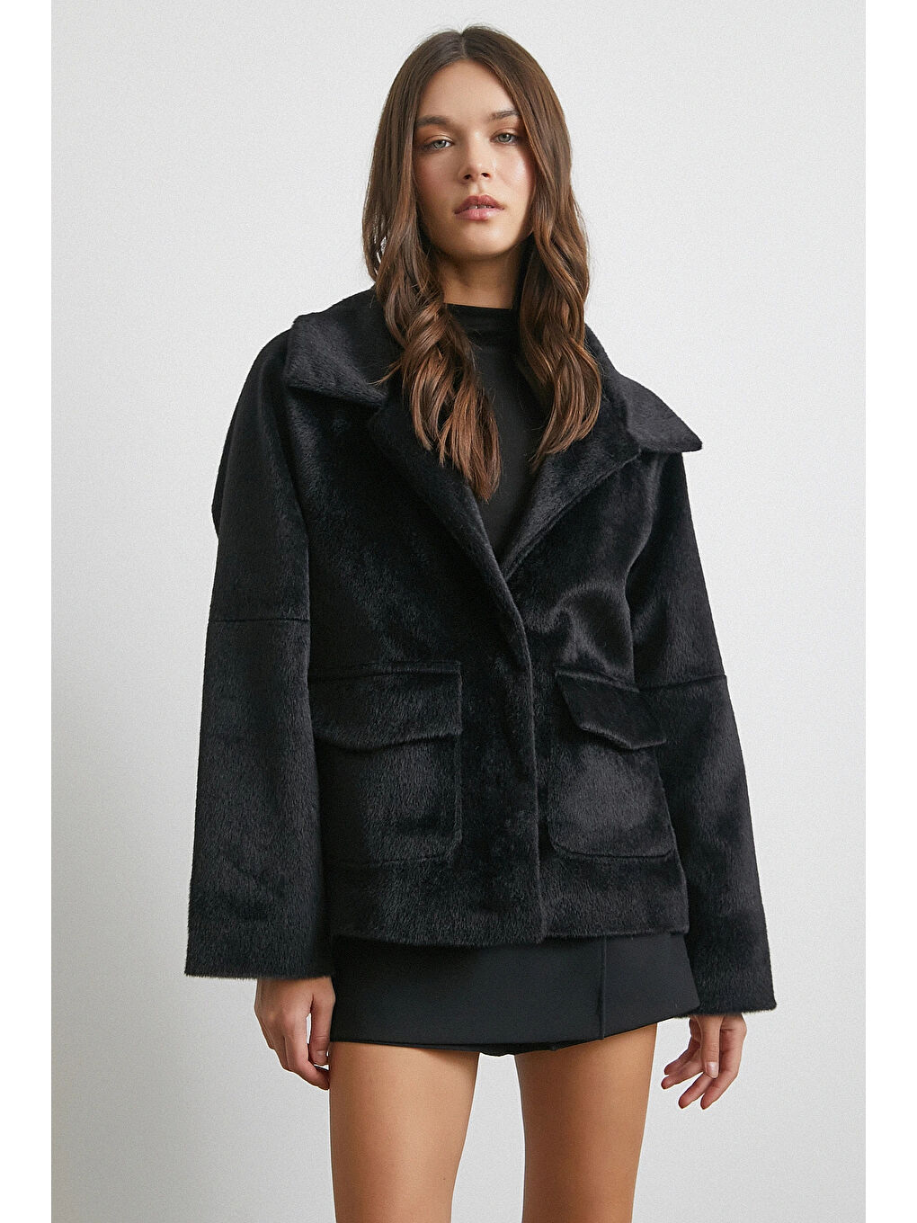 Reglan Tay Flok Mont Siyah-3