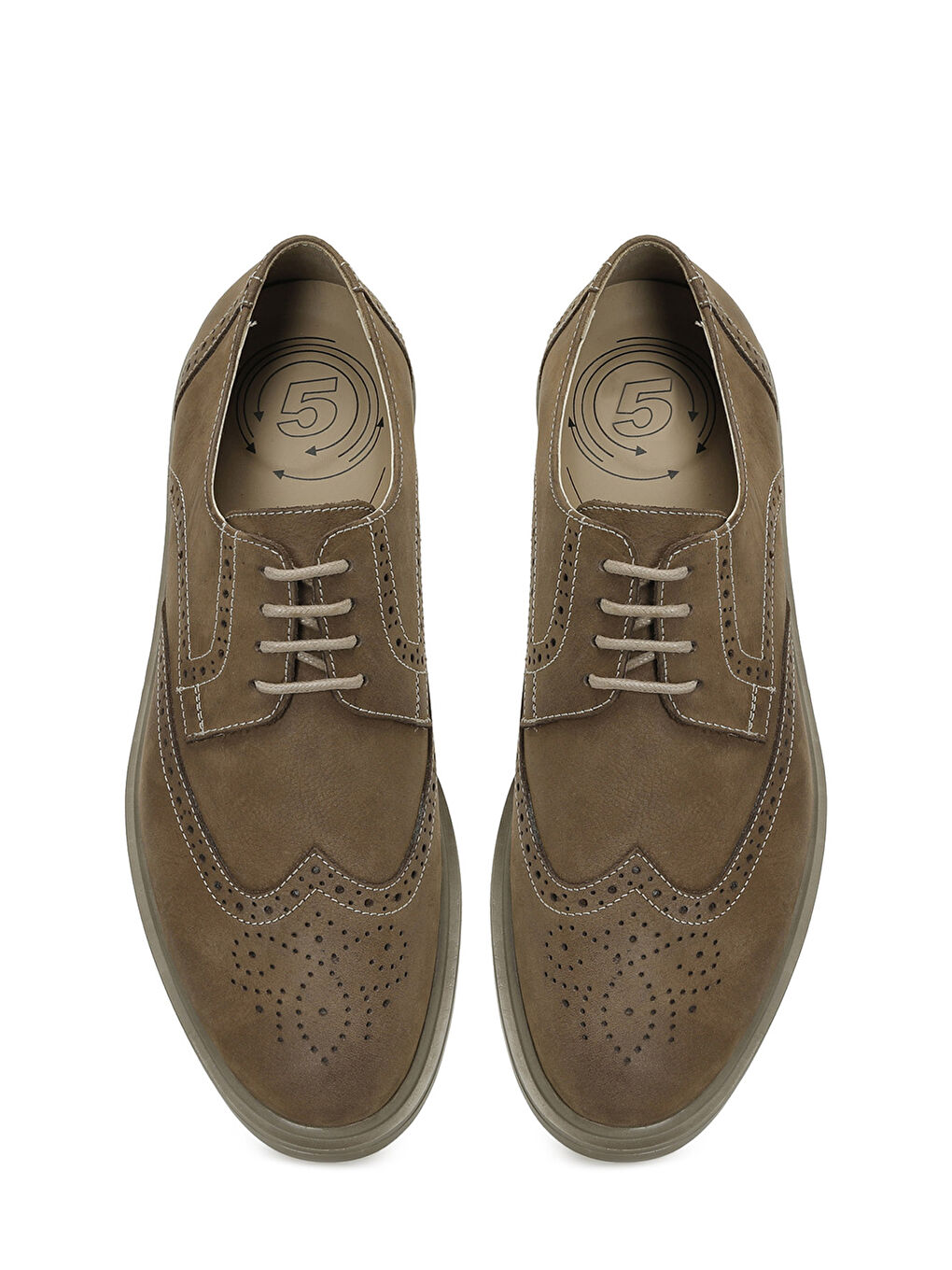 Bej 107370N.M 5FX Kum Erkek Ayakkabı-3