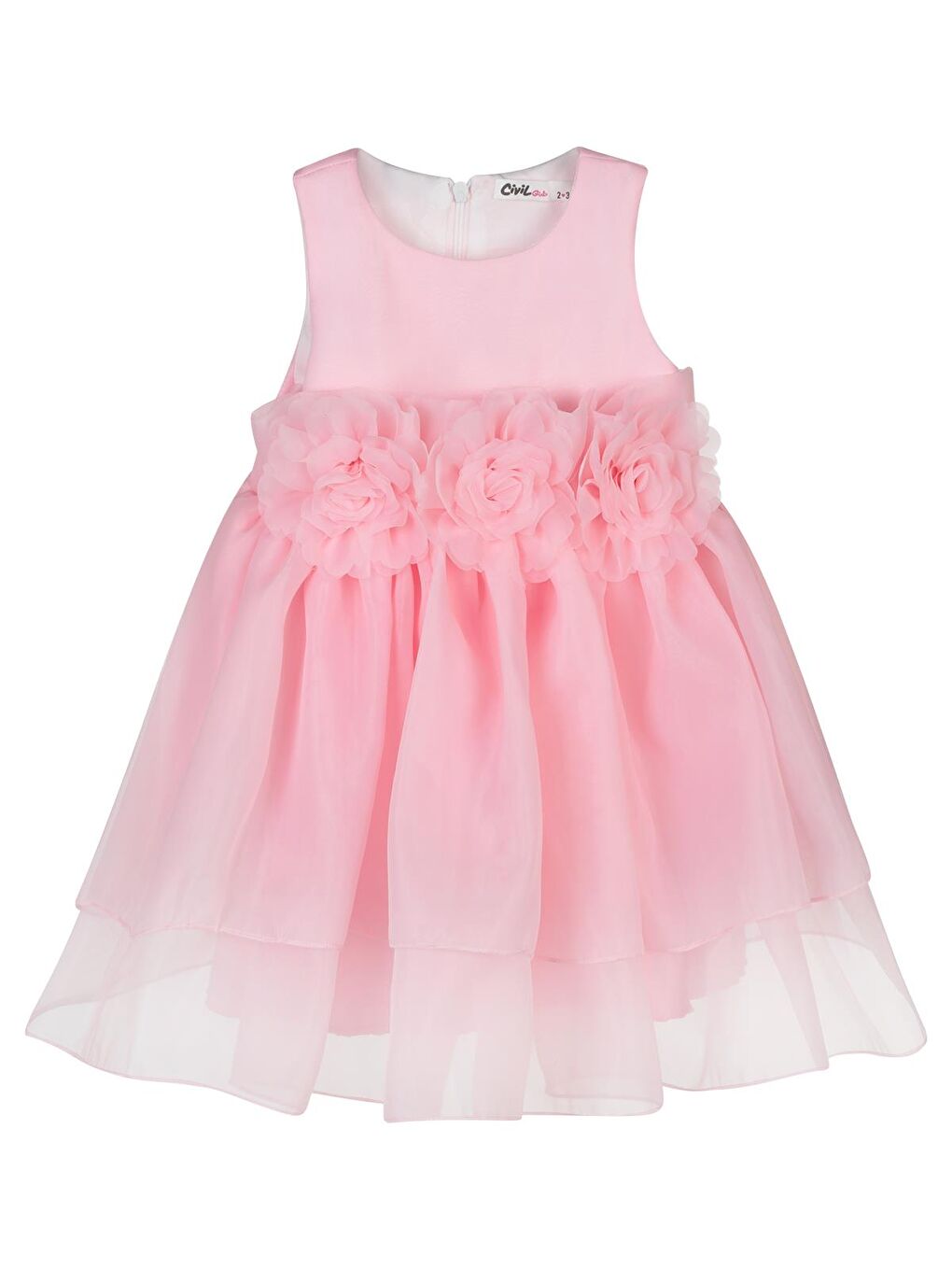 Girls Kız Çocuk 2-5 Yaş Abiye - Pembe