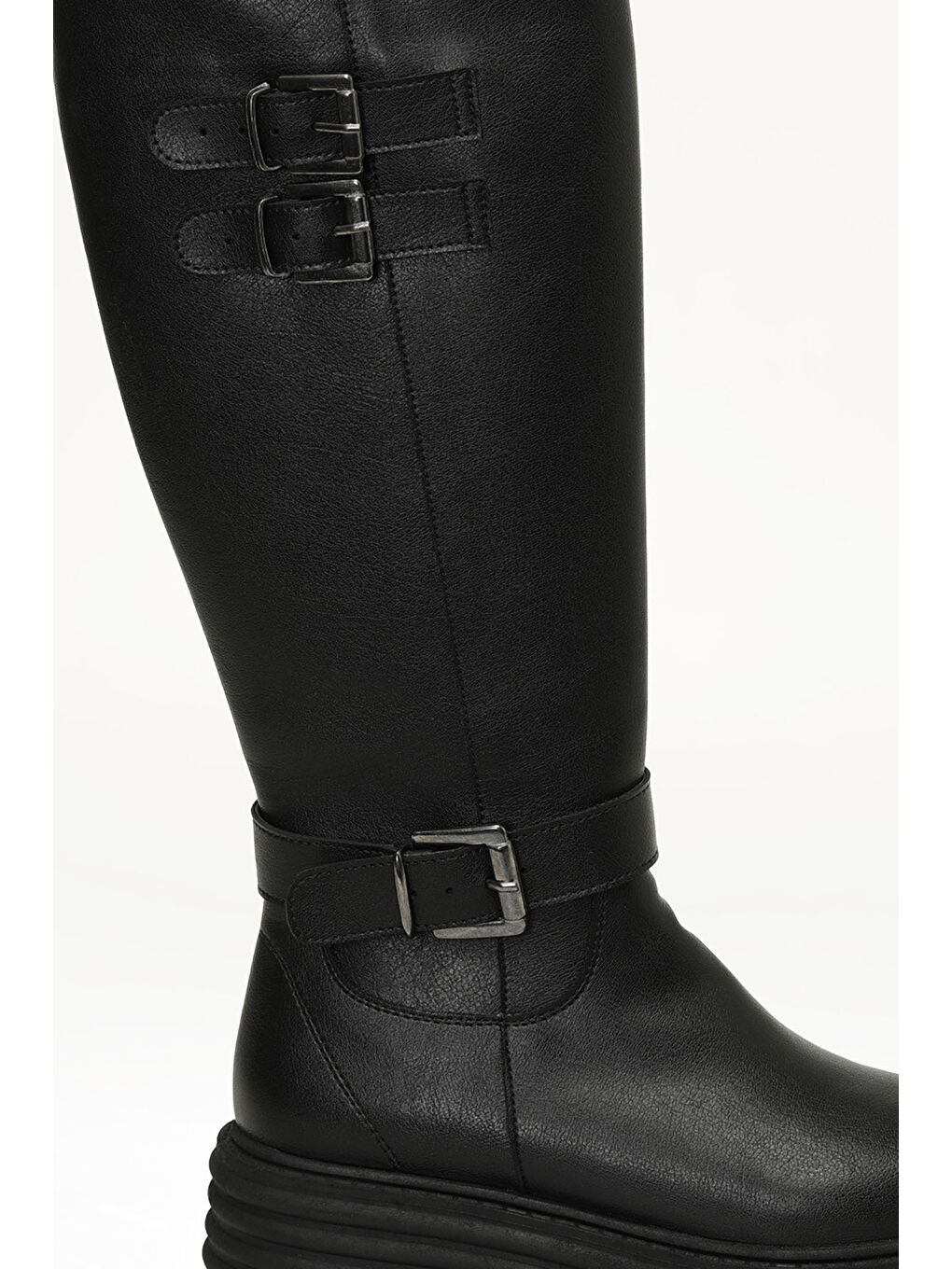 24K-695 4PR Siyah Kadın Çizme-5