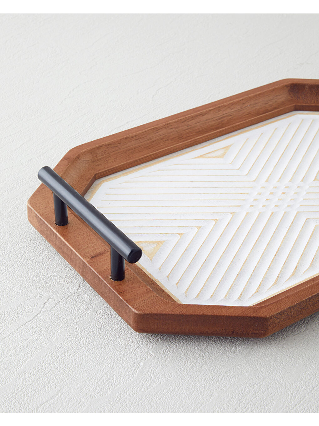 Kahverengi Brien Dekoratif Tepsi 21x32 cm Kahve-2