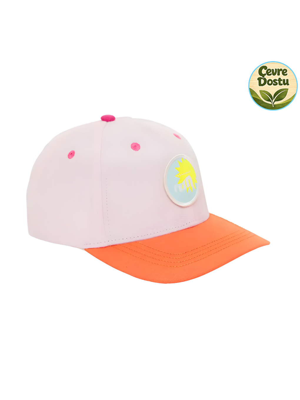 Pembe UV Korumalı Beyzbol Şapkası Pink-1