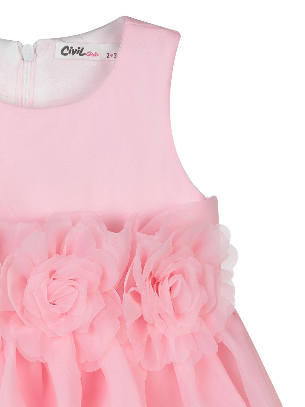 Girls Kız Çocuk 2-5 Yaş Abiye - Pembe-2