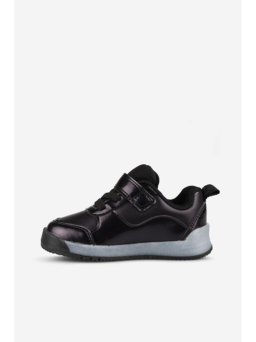 Nika Baskılı Kız Bebek Siyah Sneaker