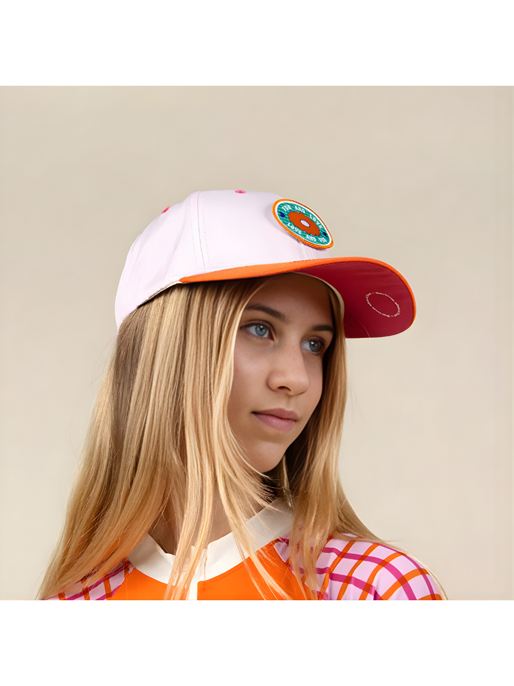 Pembe UV Korumalı Beyzbol Şapkası Pink-9