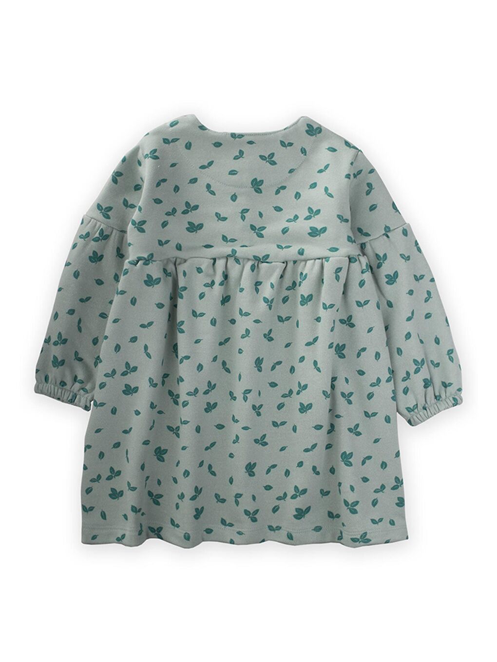 Desenli Elbise 2-8 Yaş Mint Yeşili-1