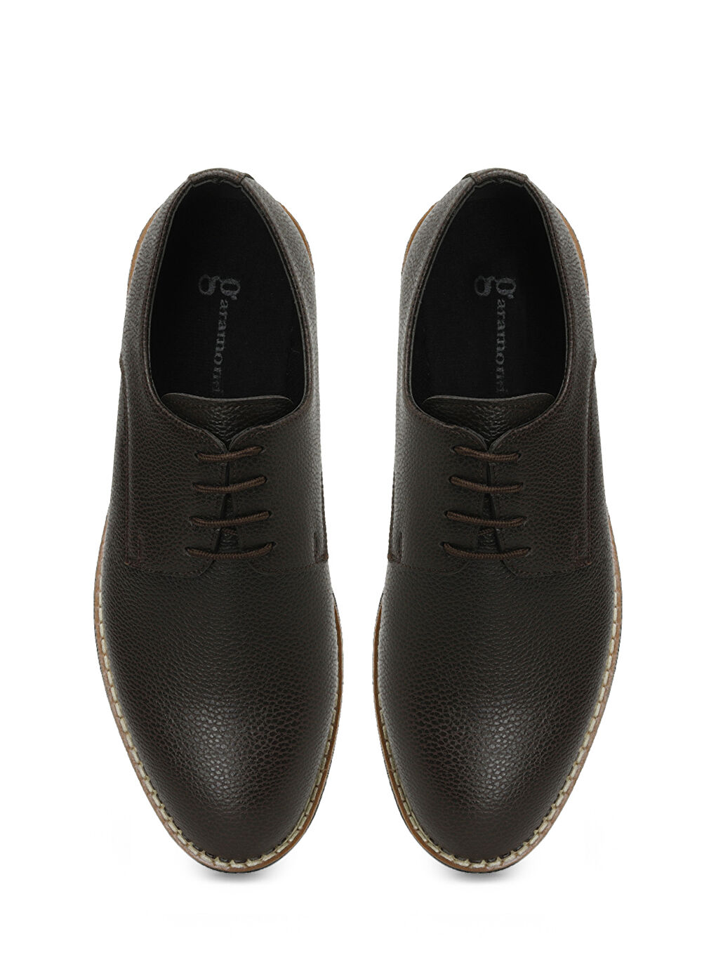 358371.M P 4PR Kahverengi Erkek Klasik Ayakkabı-3