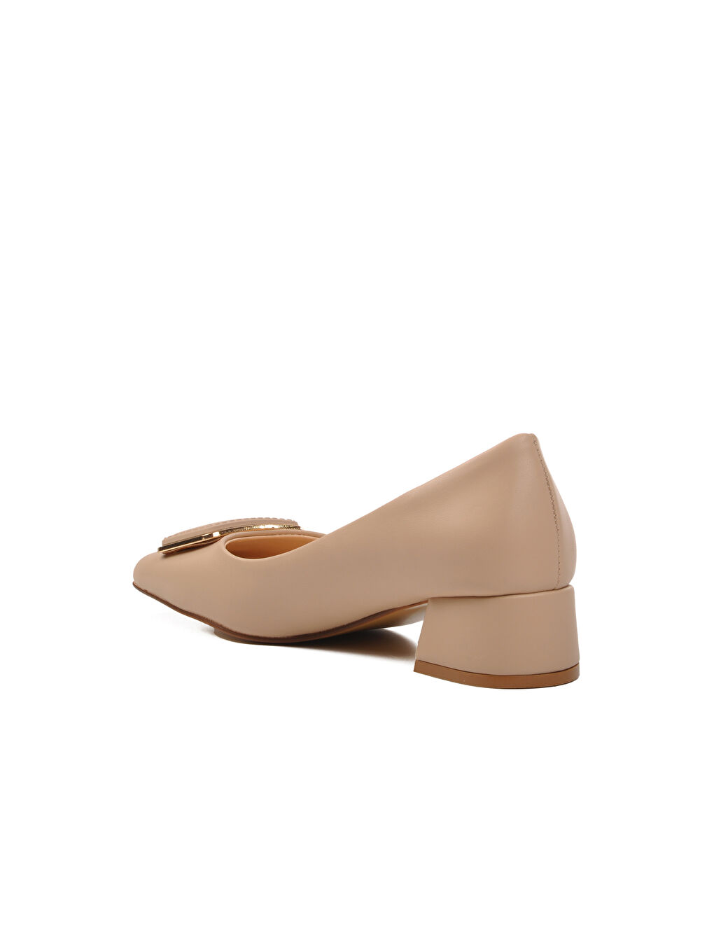 Bej Cilt Kadın Topuklu Ayakkabı 312240-3