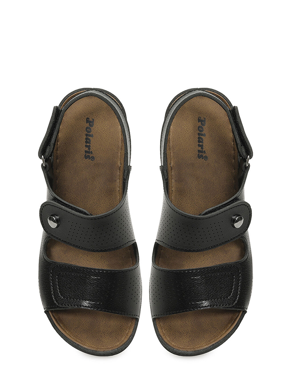 167252.Z6FX Siyah Kadın Düz Sandalet-3