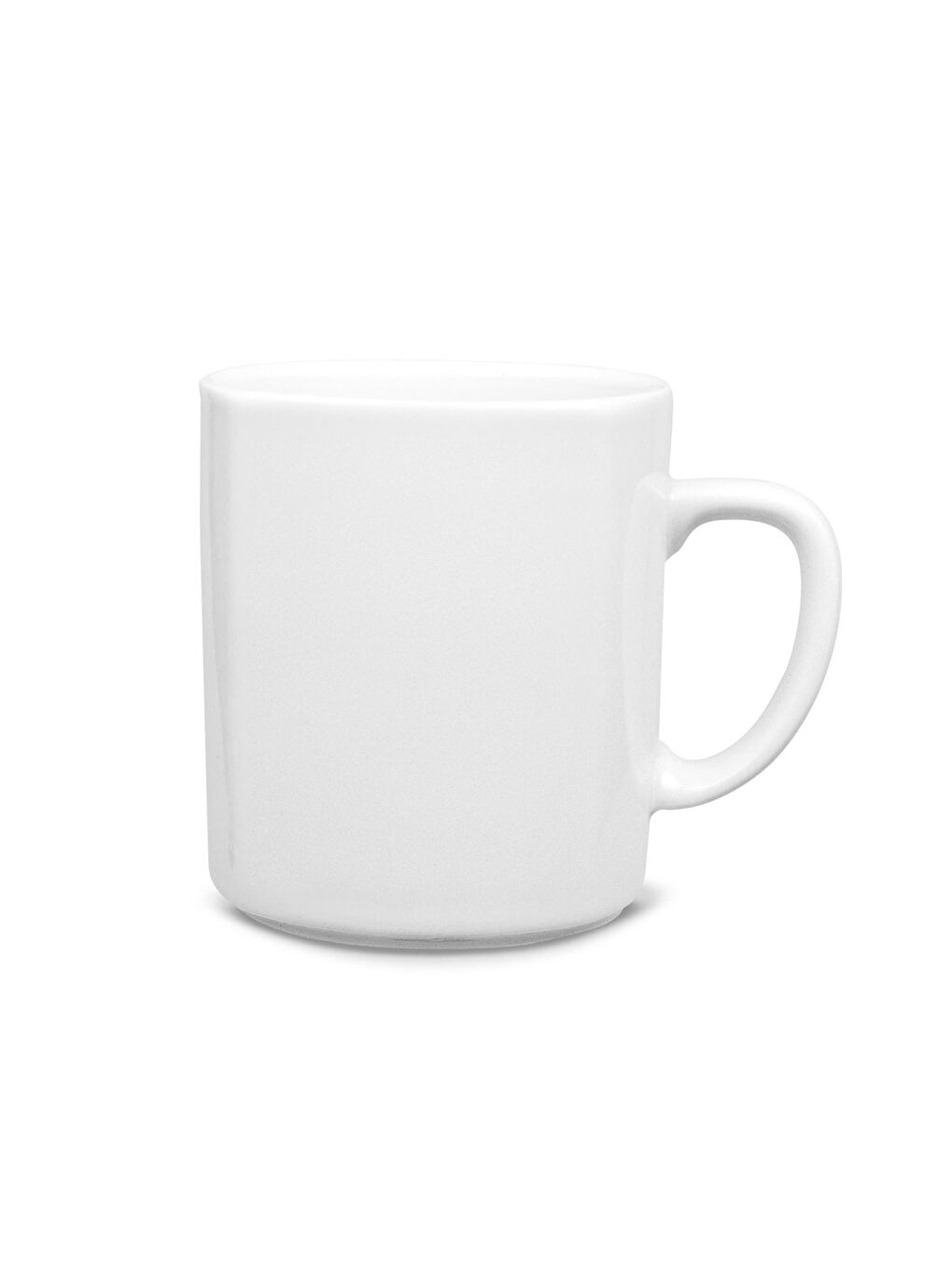 GÜRAL PORSELEN Krem-Beyaz Mars Mug Bardak