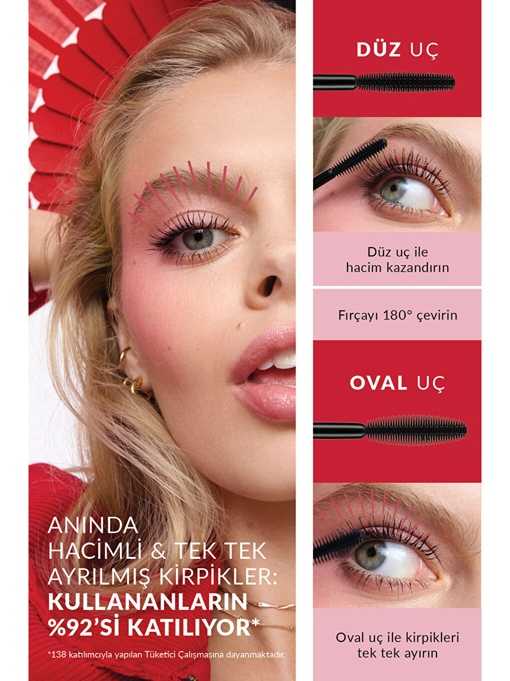 Fan-Omenal Hacim Veren & Tek Tek Ayıran Maskara Brown Black-4