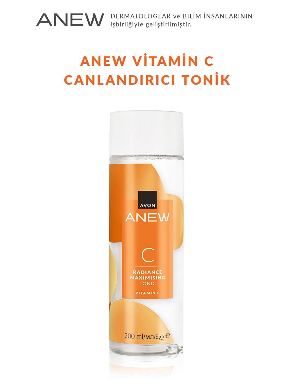 AVON Renksiz Anew Radiance Vitamin C Maximising Tonic 200 Ml. - 1