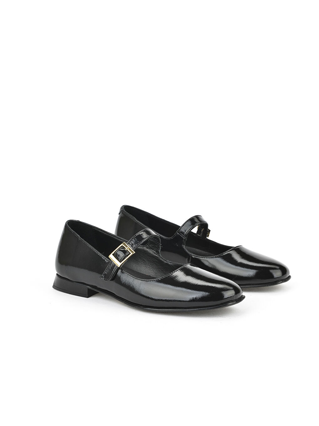 Kadın Hakiki Deri Babet 1531050Z25100780K2 Siyah-1