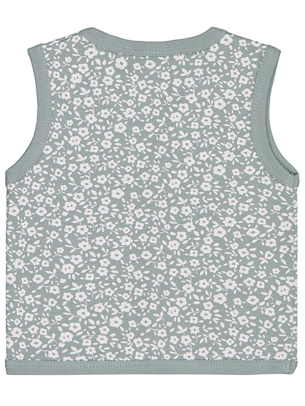 Baby Çiçek 6-18 Ay Yelek - Yeşil 12-18 Ay-1