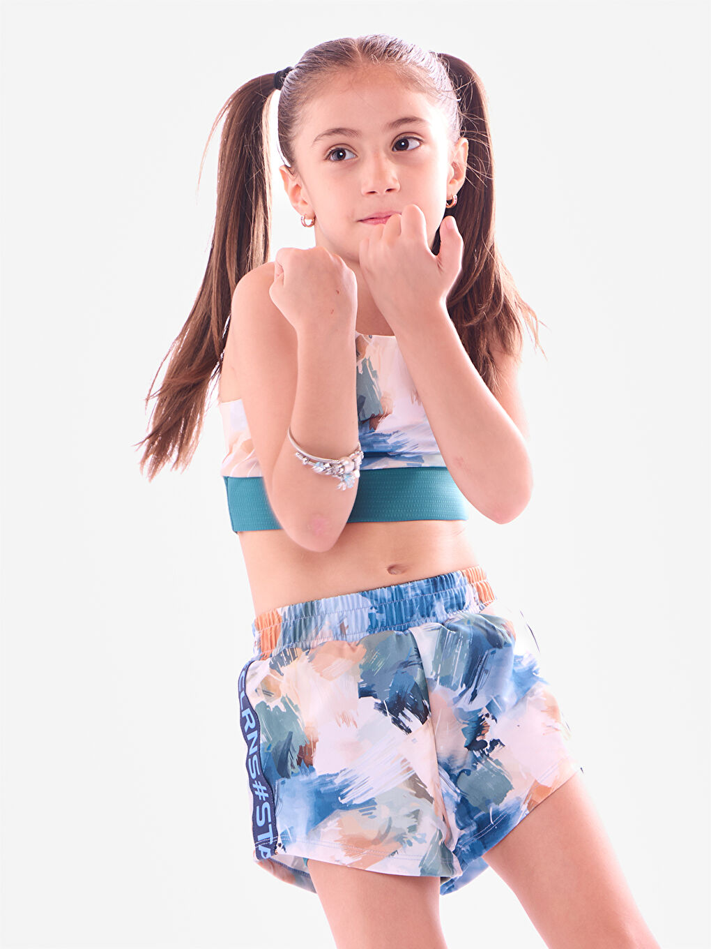 Yeşil Skybloom Şort Tayt-4