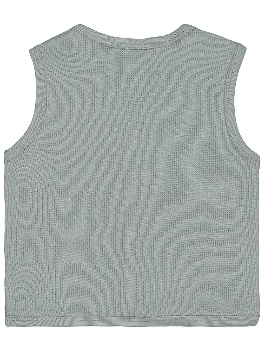 Baby Dinozor Nakışlı 6-18 Ay Yelek - Yeşil 12-18 Ay-1