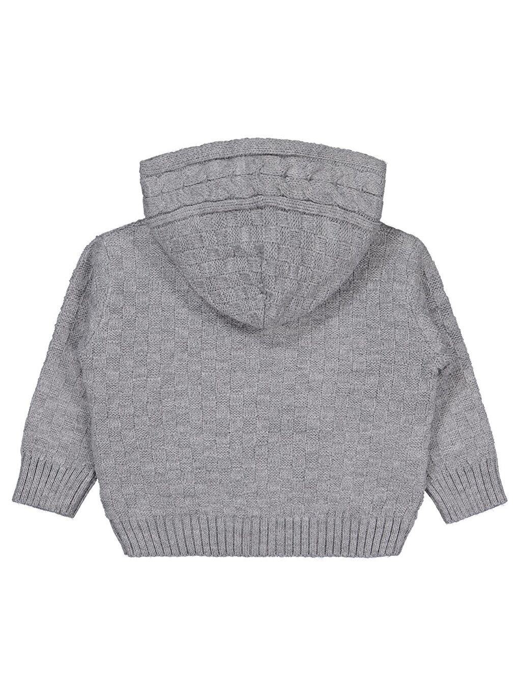 Girls Kapüşonlu 2-5 Yaş Hırka - Gri 5-6 Yaş-1