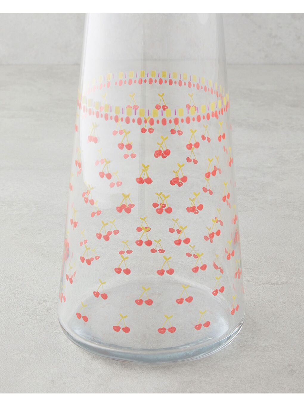 Cherrypop Cam 3 Parça Su Takımı 1150 ml + 315 ml Kırmızı-2