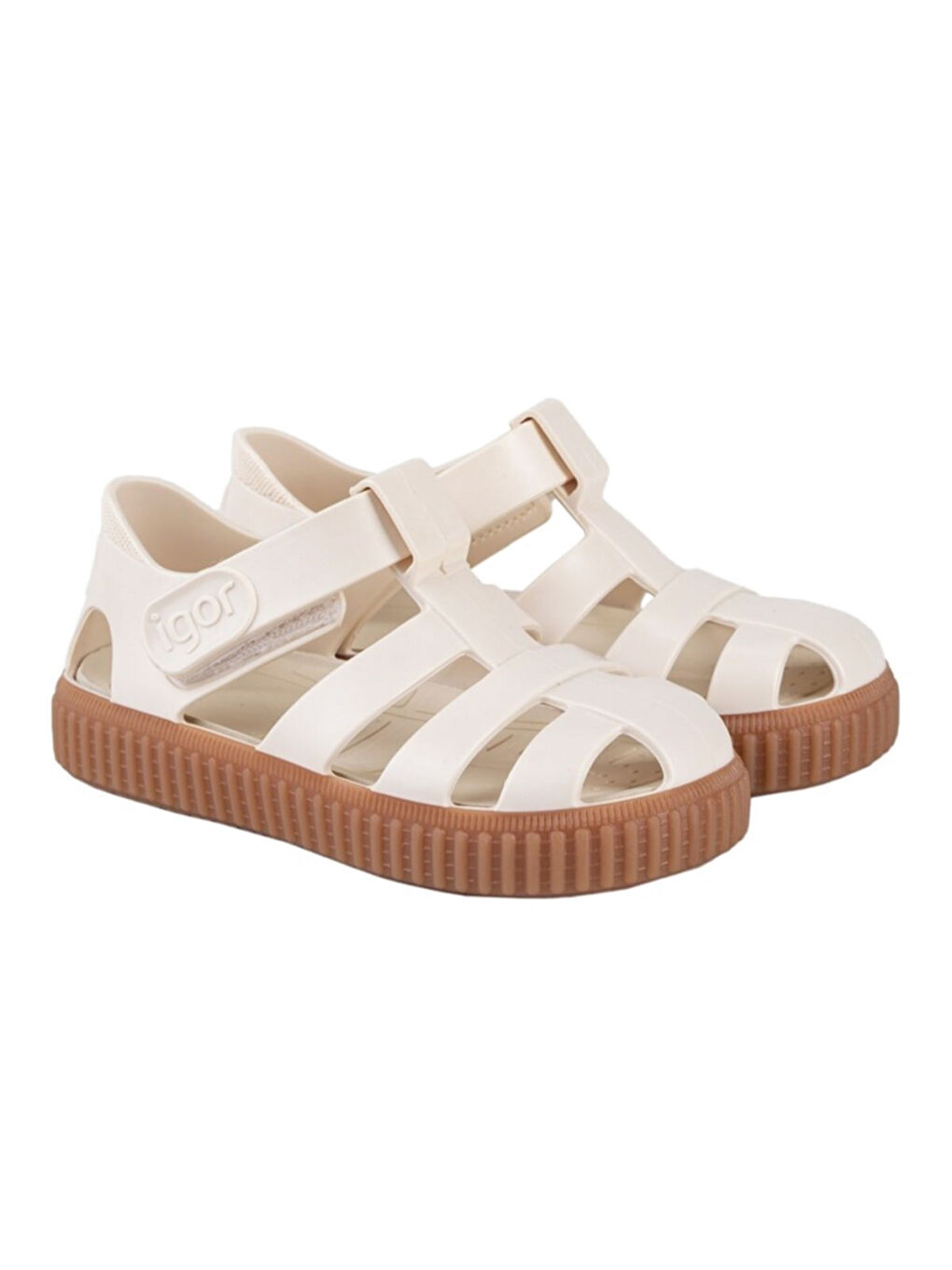 Bej Erkek Çocuk Sandalet S10291 NICO CARAMELO 079 Marfil-1