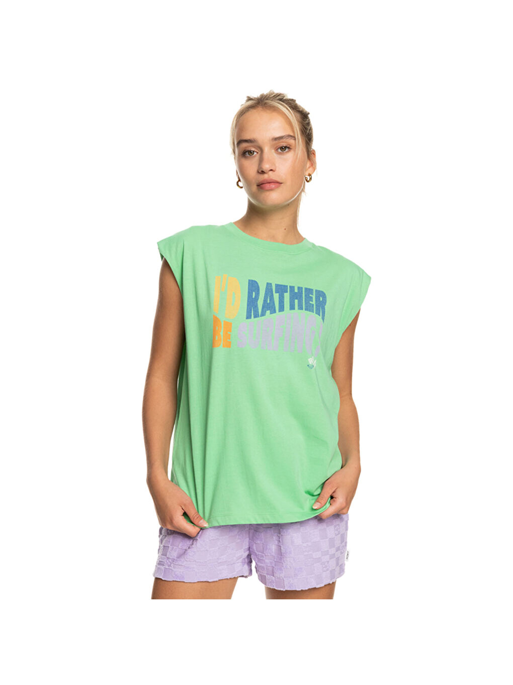 Smell Of Sea J Kadın Yeşil Tişört