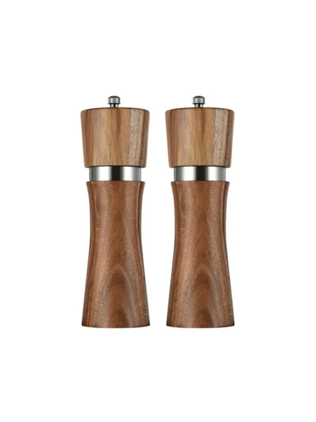 Kahverengi Ahşap Gövdeli Baharat Öğütücüsü 16 cm - 2 Adet - 392