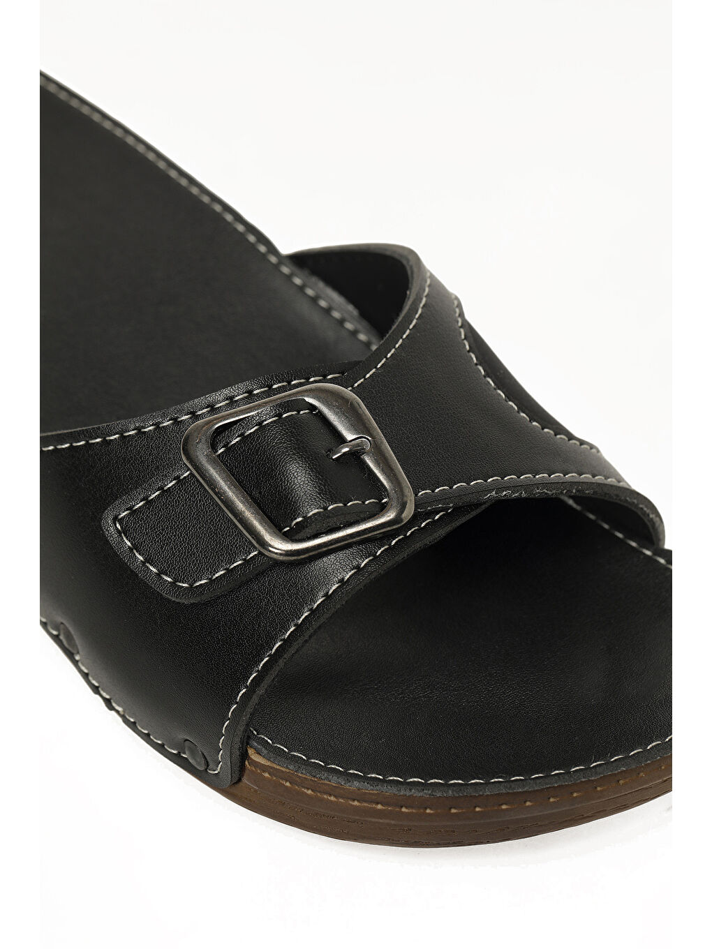 409009.Z6FX Siyah Kadın Ev Terliği-6