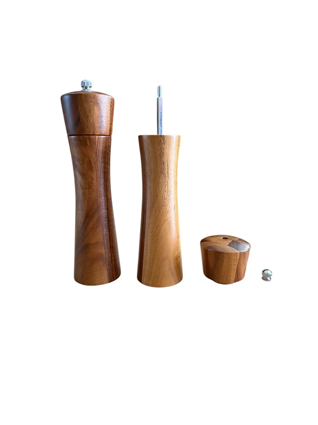 Kahverengi Ahşap Gövdeli Baharat Öğütücüsü 21 cm - 2 Adet - 396-3