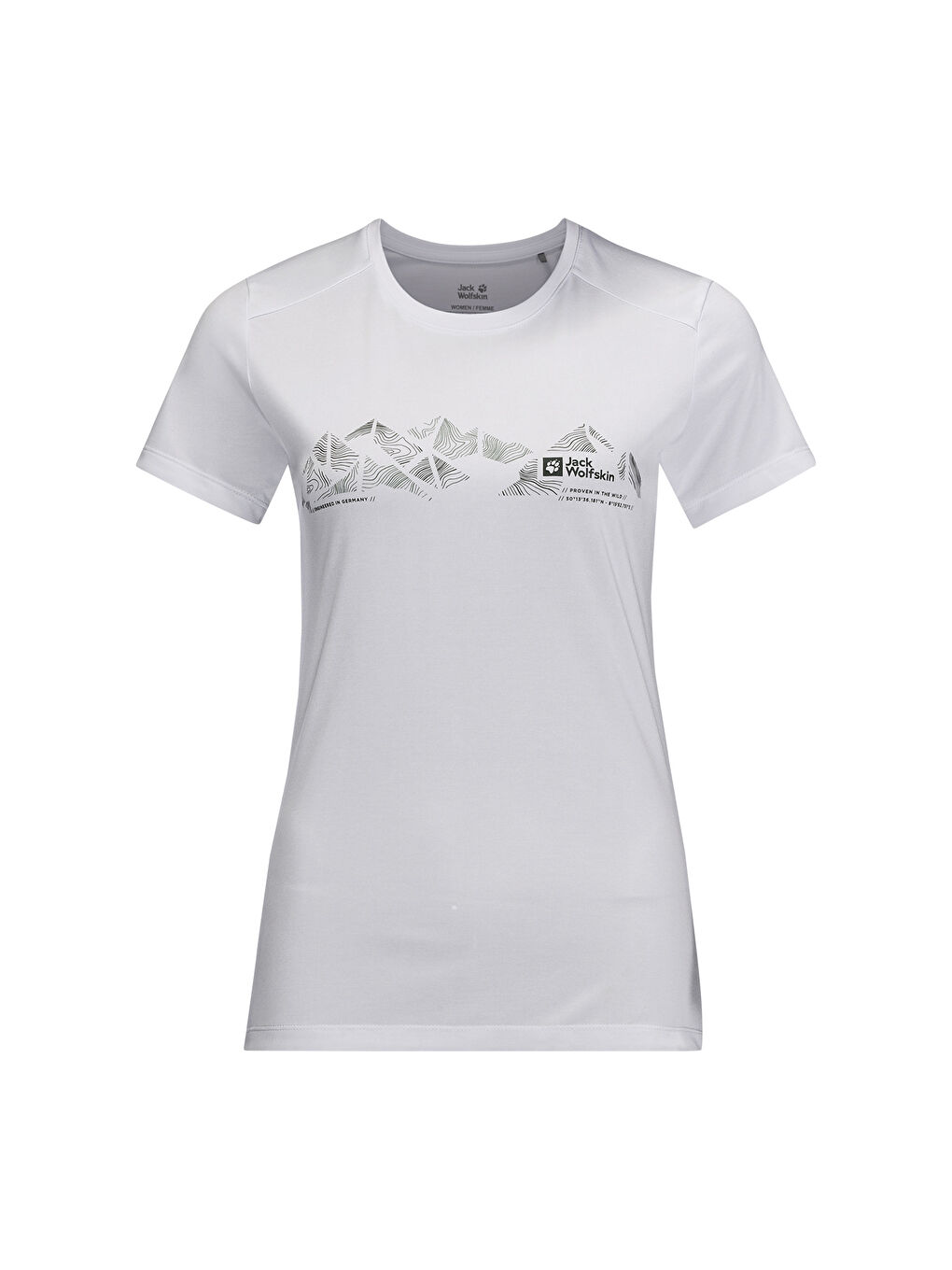 Crosstrail Graphic T Kadın Beyaz Tişört-1