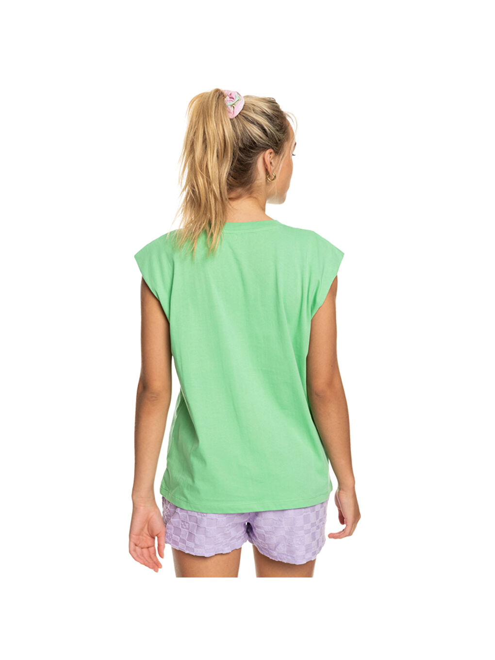 Smell Of Sea J Kadın Yeşil Tişört-5