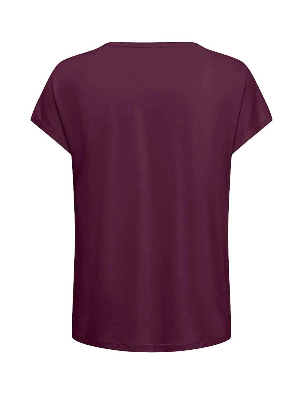 Kırmızı Onlhannah Regular Fit Bisiklet Yaka Basic T Shirt 15371576-1