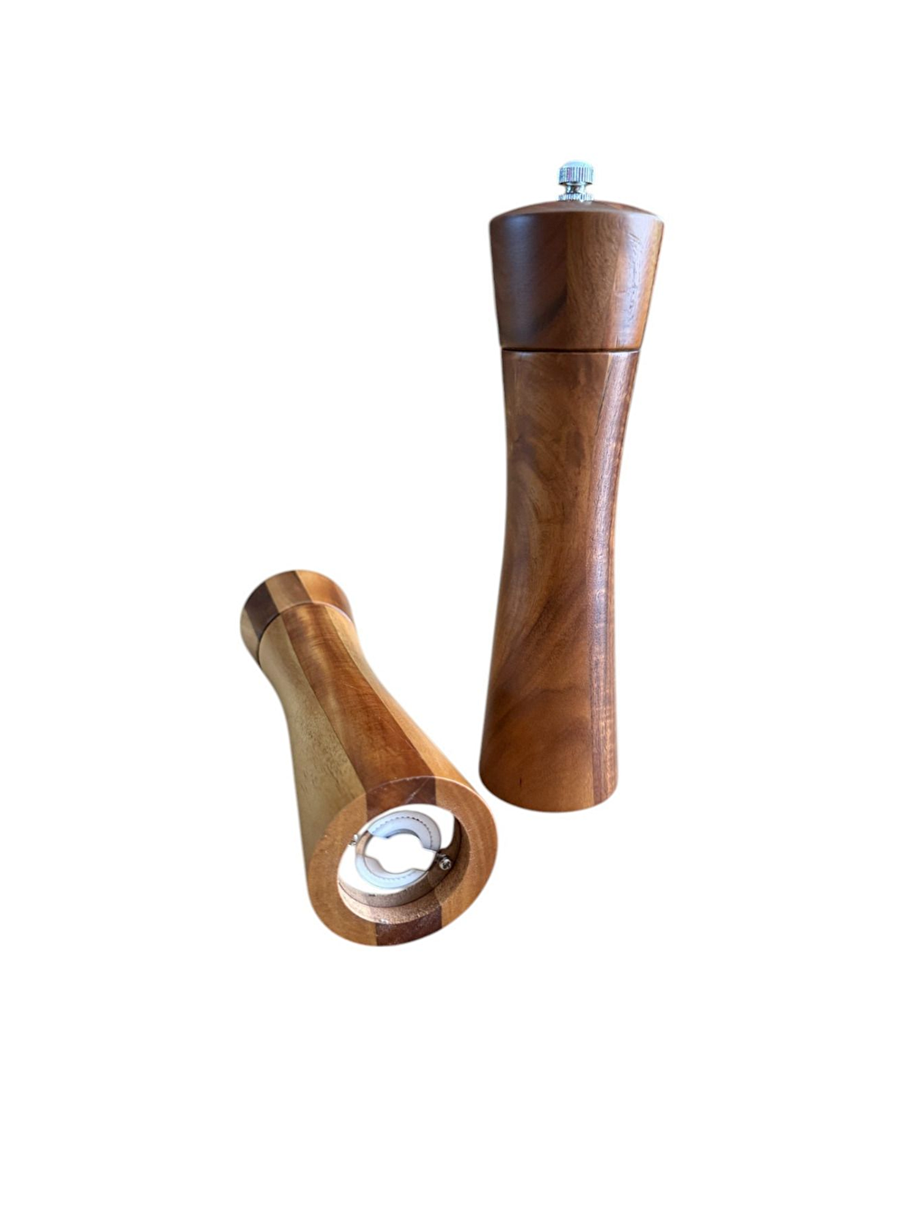 Kahverengi Ahşap Gövdeli Baharat Öğütücüsü 21 cm - 2 Adet - 396-4