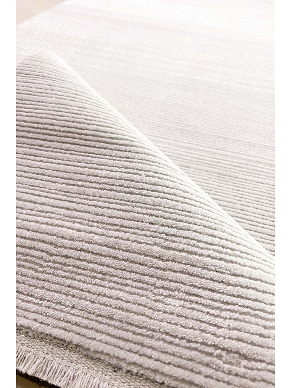 Ekru Leo 2971 Krem Modern Dokuma Halı-100x300-1