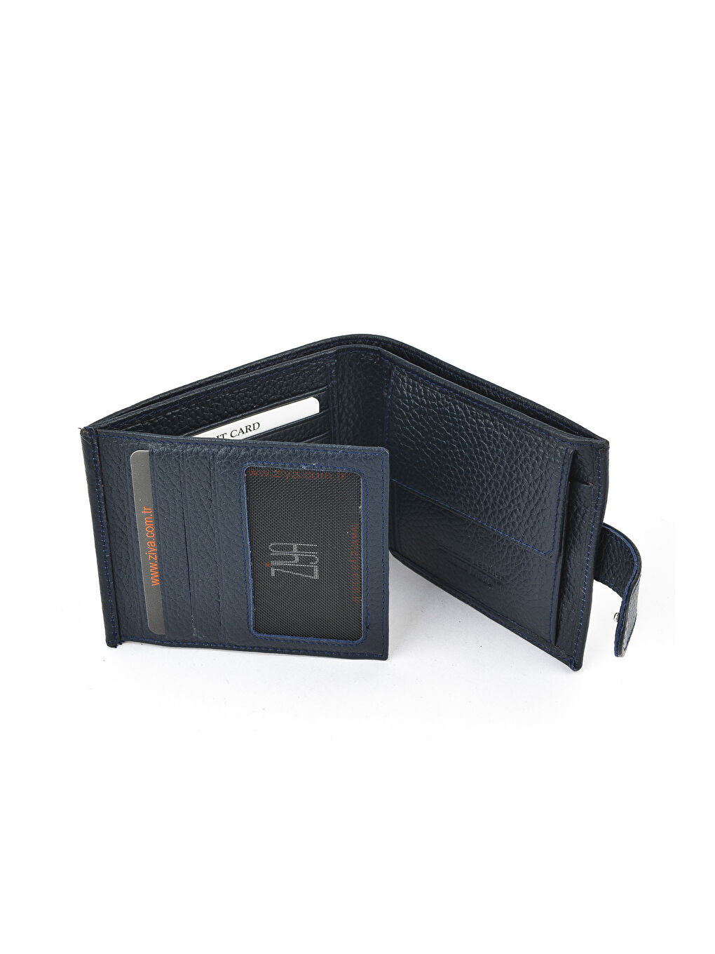 Erkek Hakiki Deri Cüzdan 1519841ZYF01 Lacivert-2
