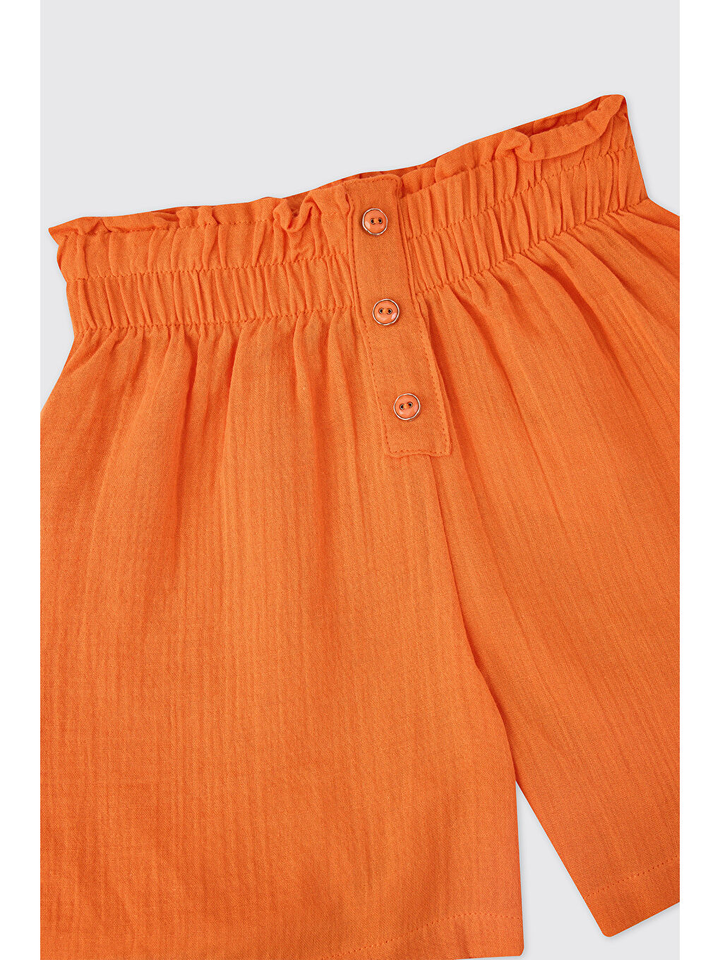 Turuncu Kız Çocuk Oranj Şort-2