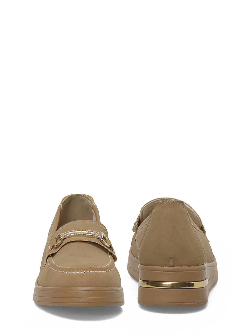 Kahverengi 167125.NZ6FX Taba Kadın Loafer-4