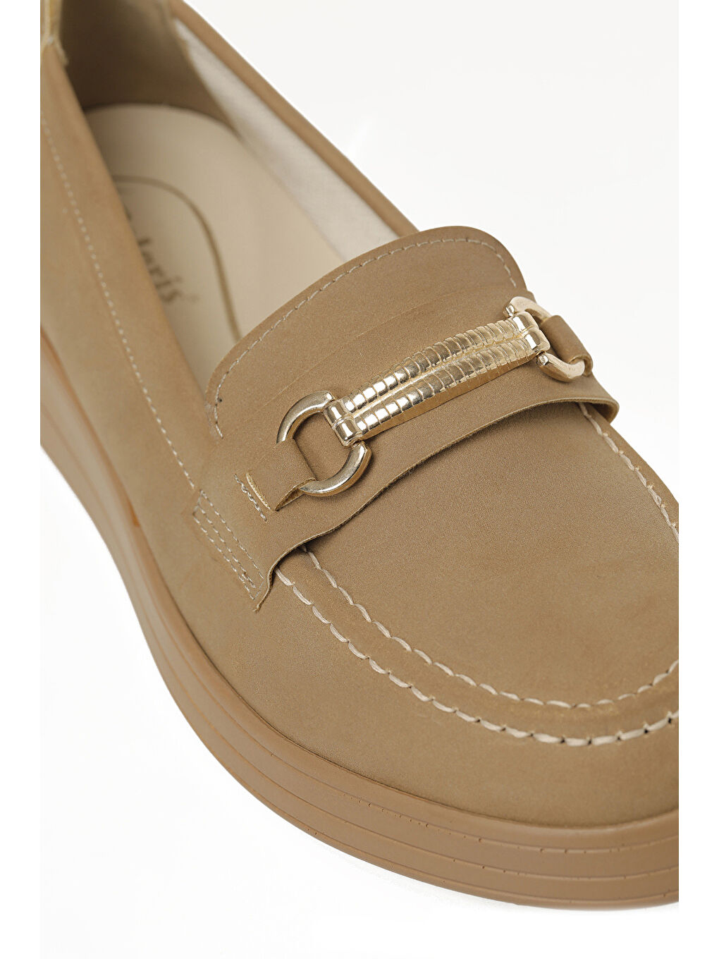 Kahverengi 167125.NZ6FX Taba Kadın Loafer-6