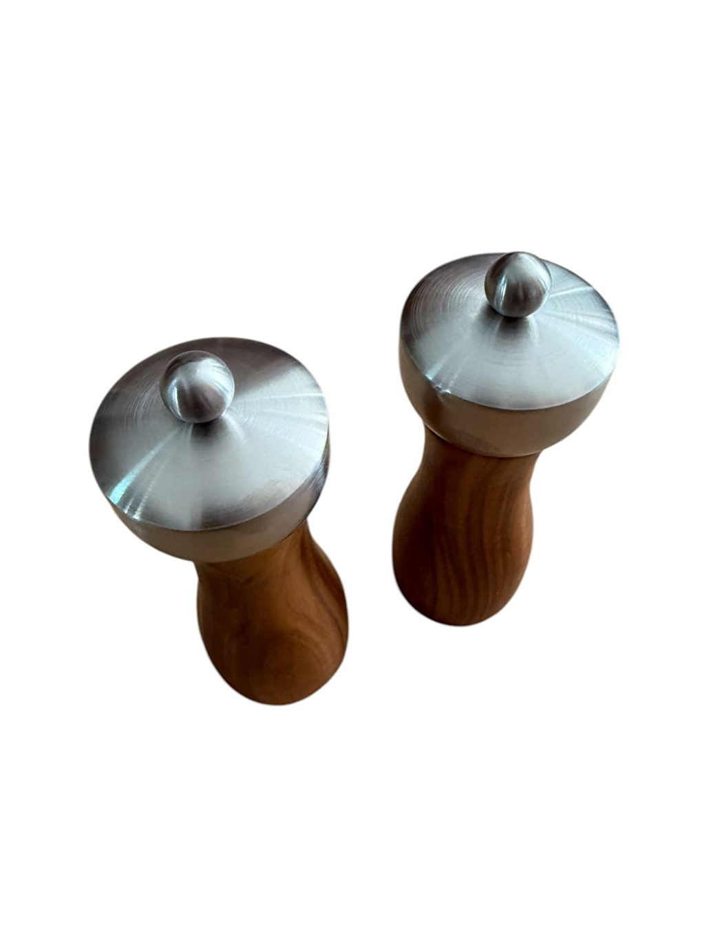 Kahverengi Ahşap Gövdeli Baharat Öğütücüsü 16 cm - 2 Adet - 390-3