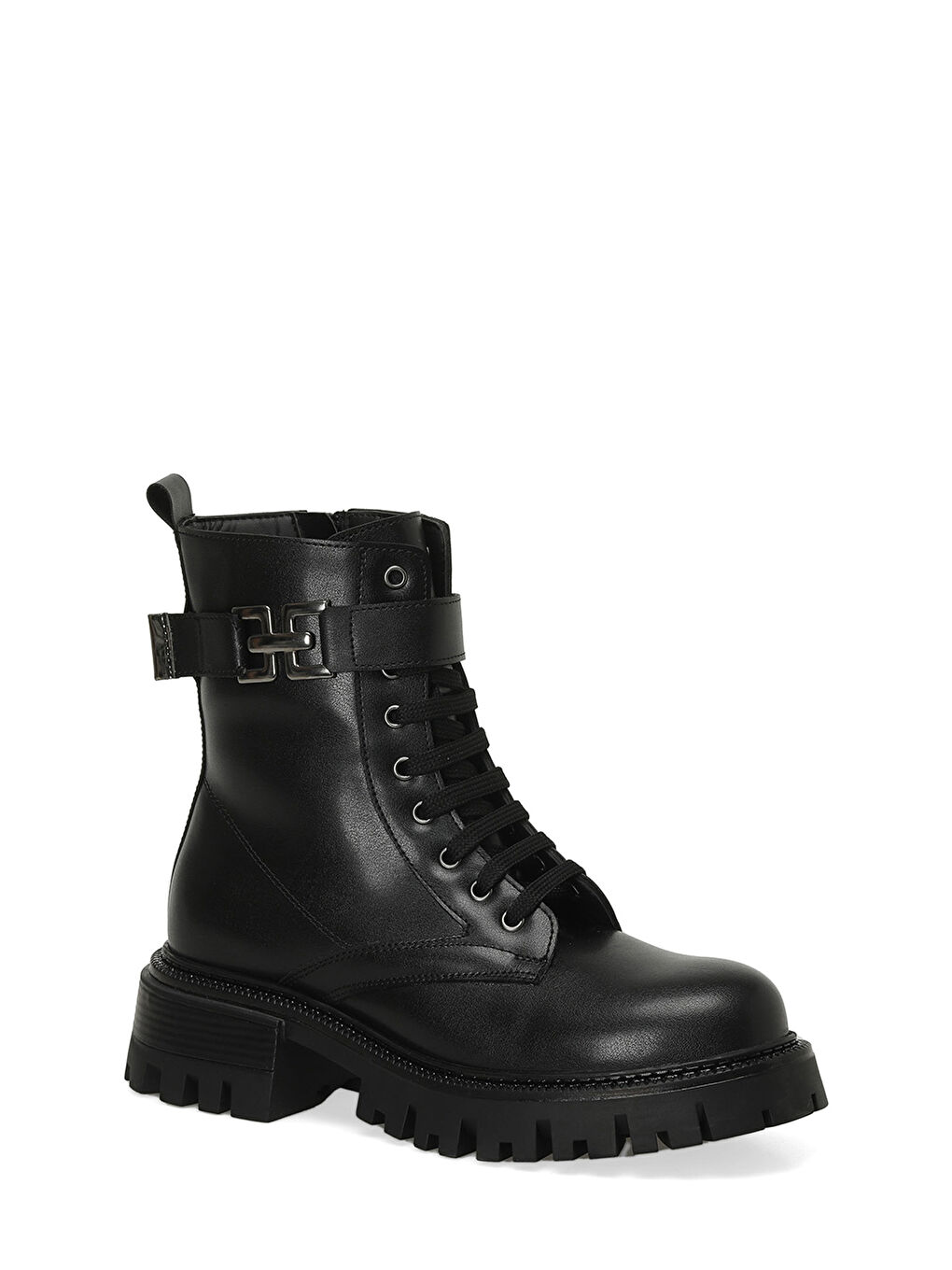 DUTO 4PR Siyah Kadın Rock Bot-1