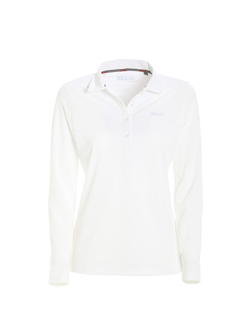 Ws Tech Pique Polo Ls Kadın Beyaz Tişört