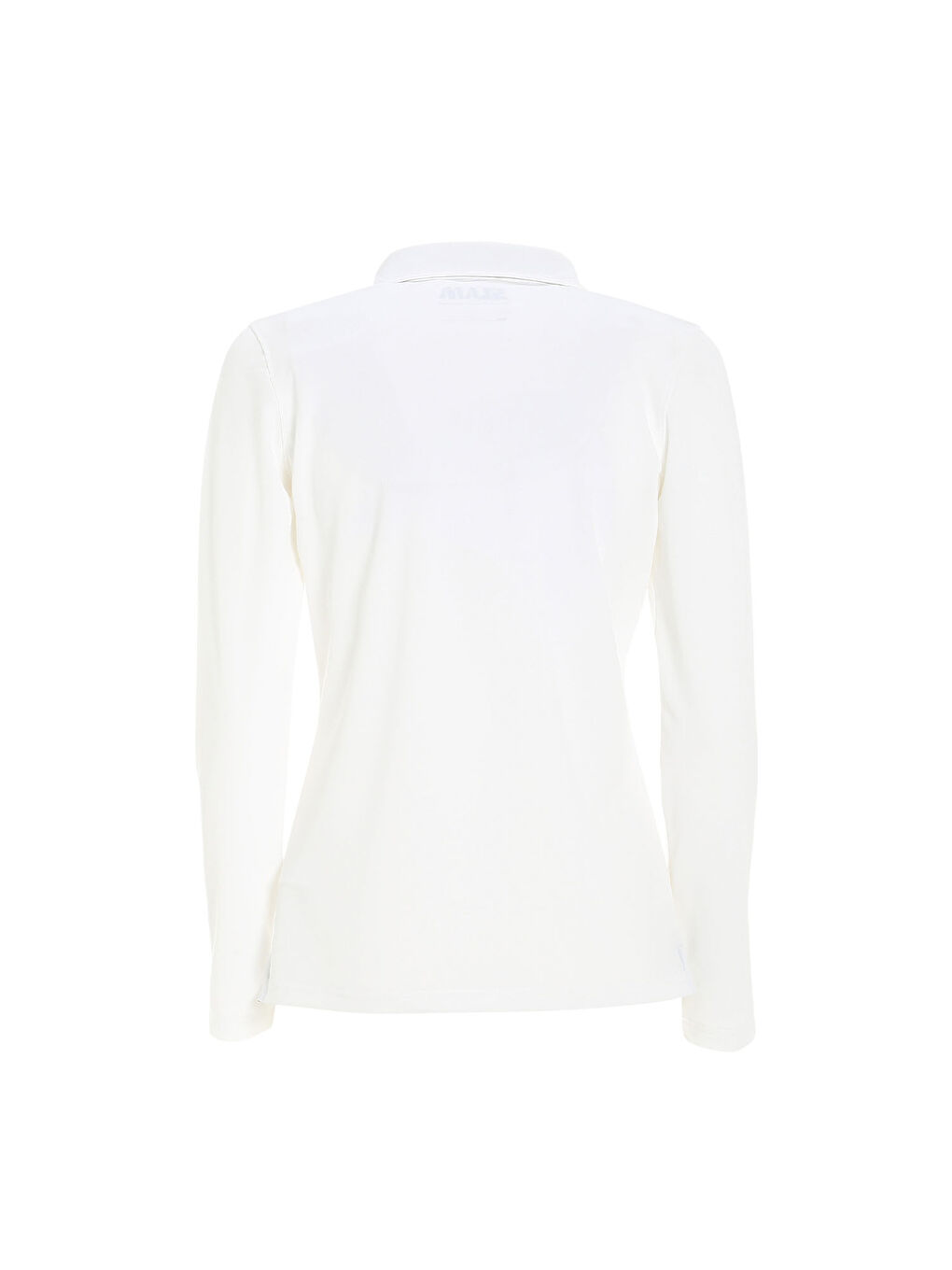 Ws Tech Pique Polo Ls Kadın Beyaz Tişört-1