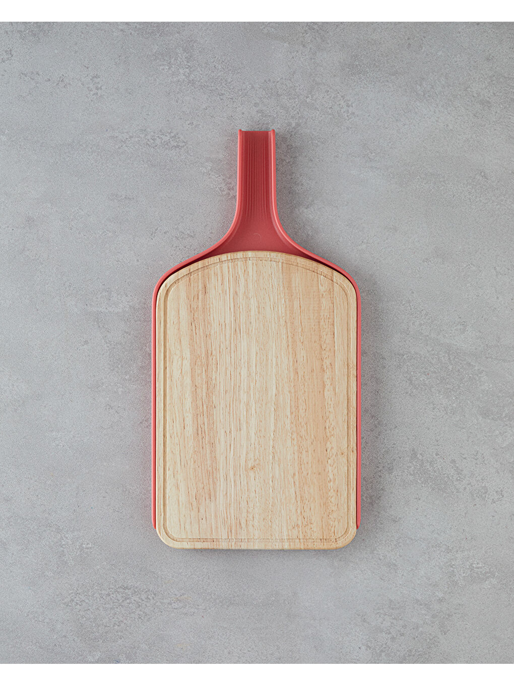 Maggy Ahşap Kesme Tahtası 30x20 cm Kırmızı