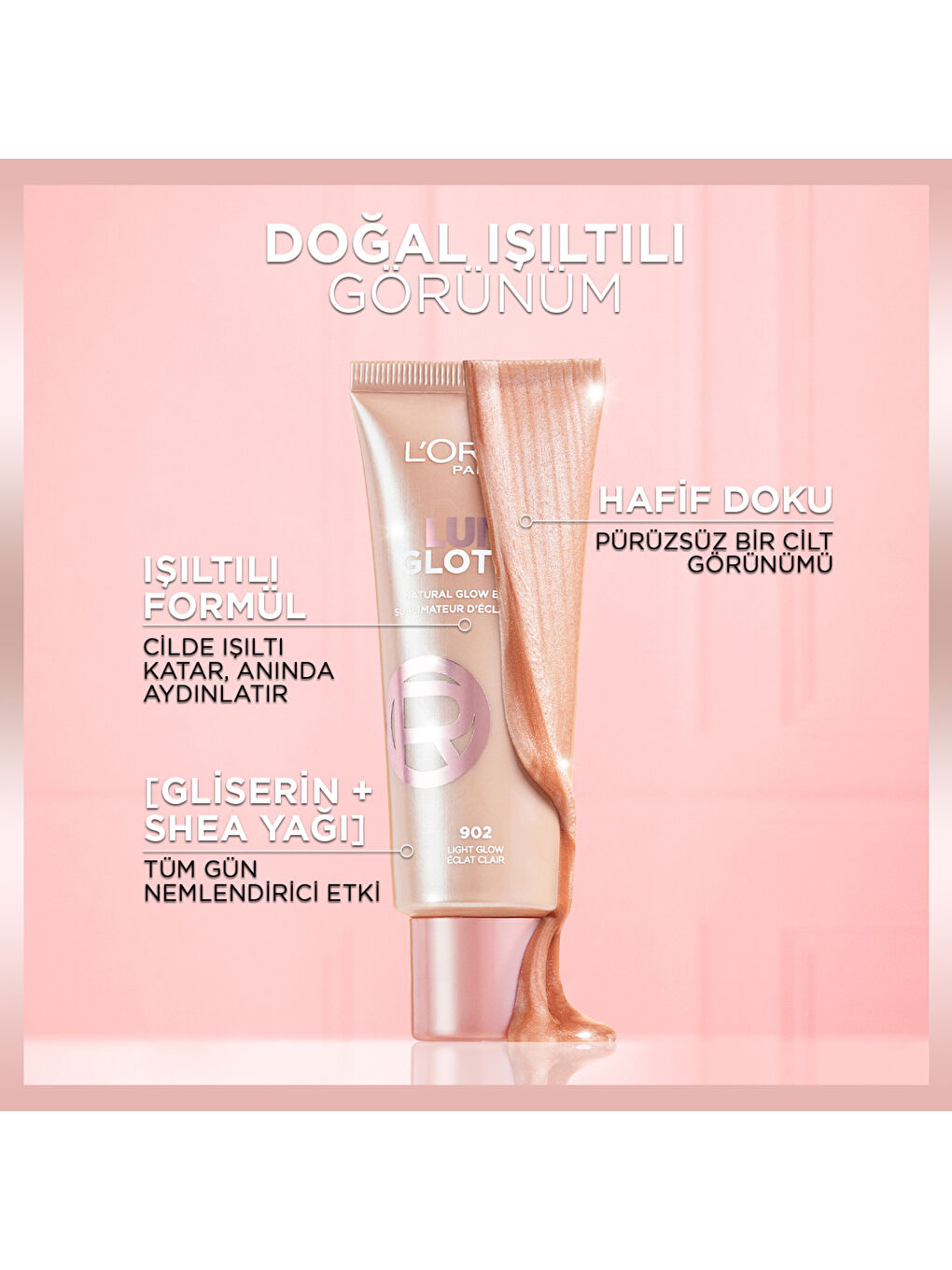 L'Oreal Paris Glotion All-In-One Doğal Işıltı 904 - Deep Glow - 2