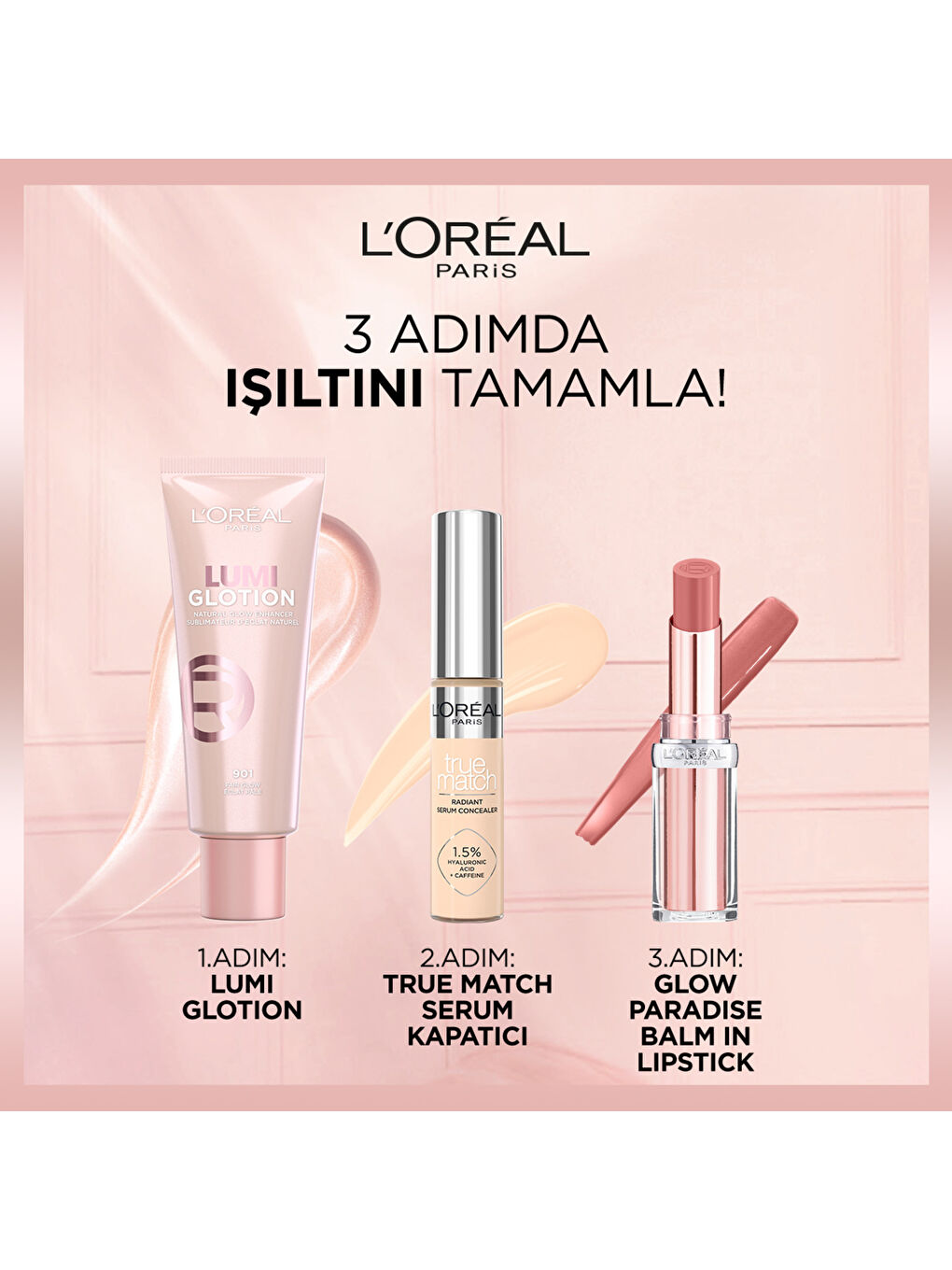 L'Oreal Paris Glotion All-In-One Doğal Işıltı 904 - Deep Glow - 7