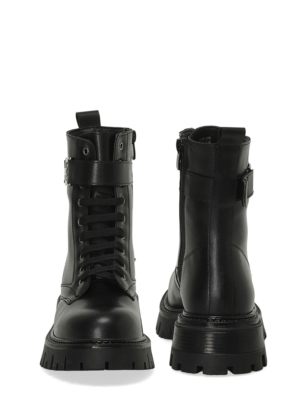 DUTO 4PR Siyah Kadın Rock Bot-4