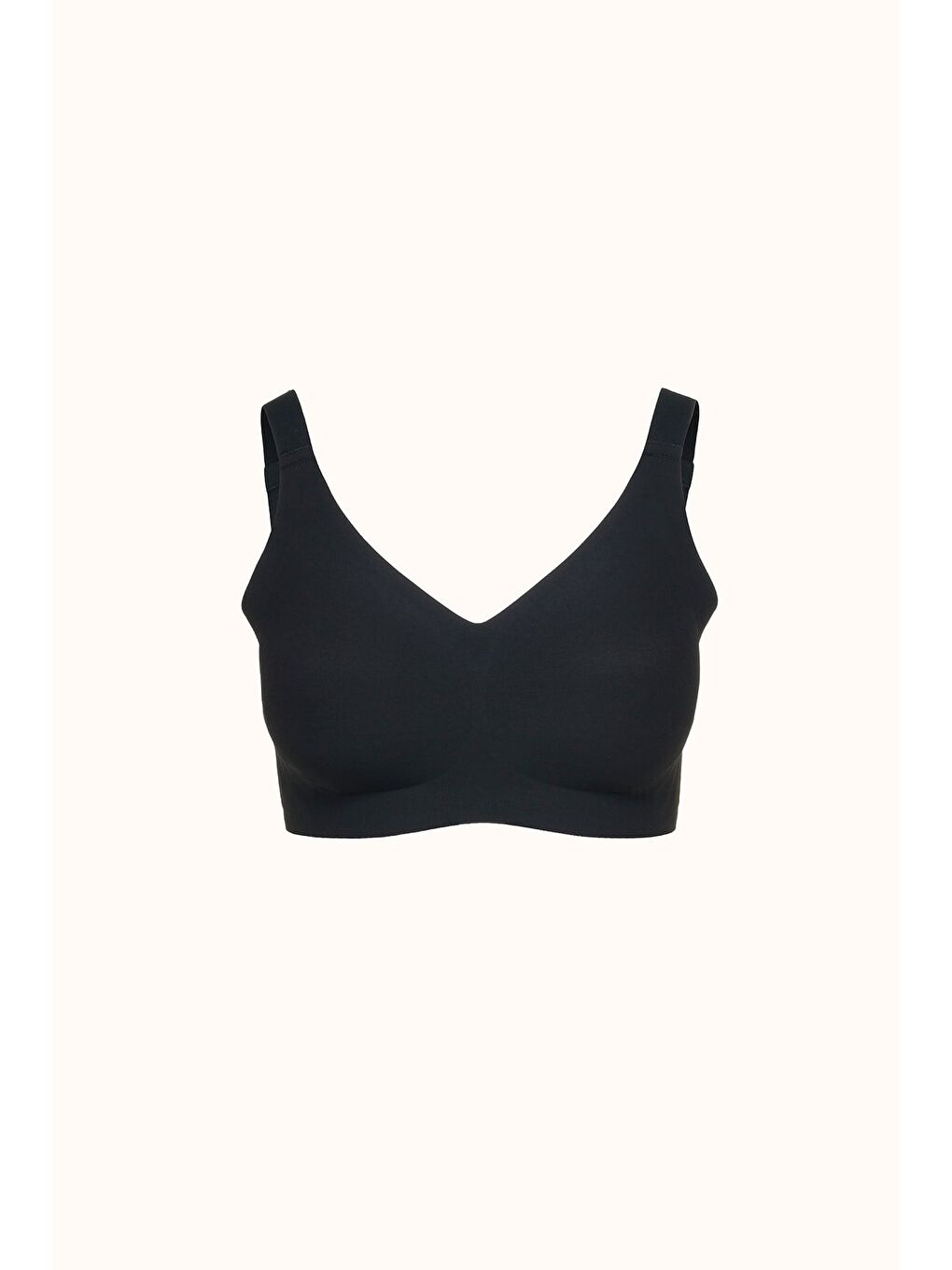 Balensiz Dikişsiz Lazer Çıkarılabilir Pedli Sütyen C26215 Siyah-1