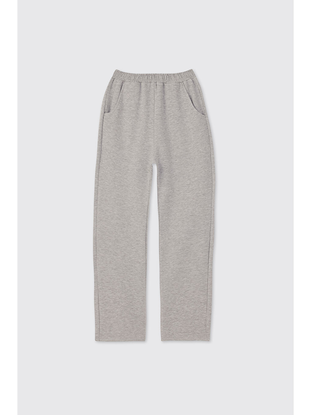 Kız Çocuk Gri Melanj Eşofman Altı